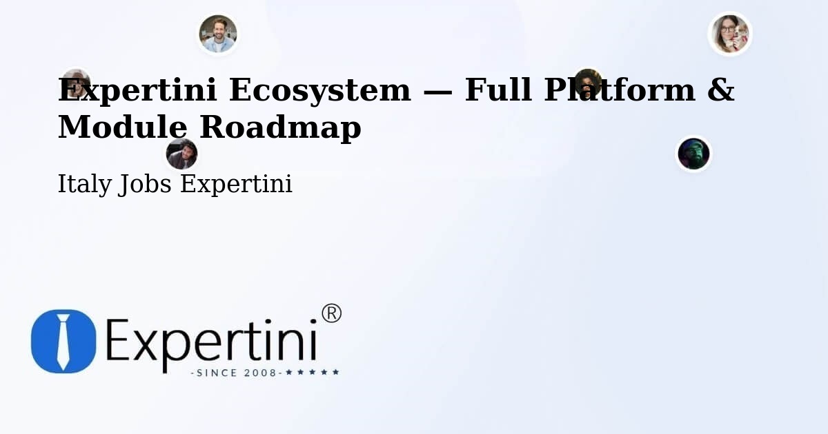 Expertini Ecosystem — Full Platform & Module Roadmap – Stezzano