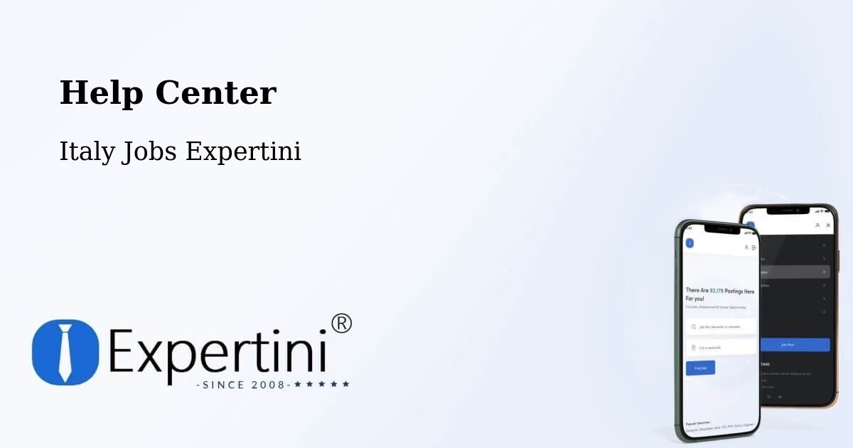 Help Center – Stezzano - Italy Jobs Expertini